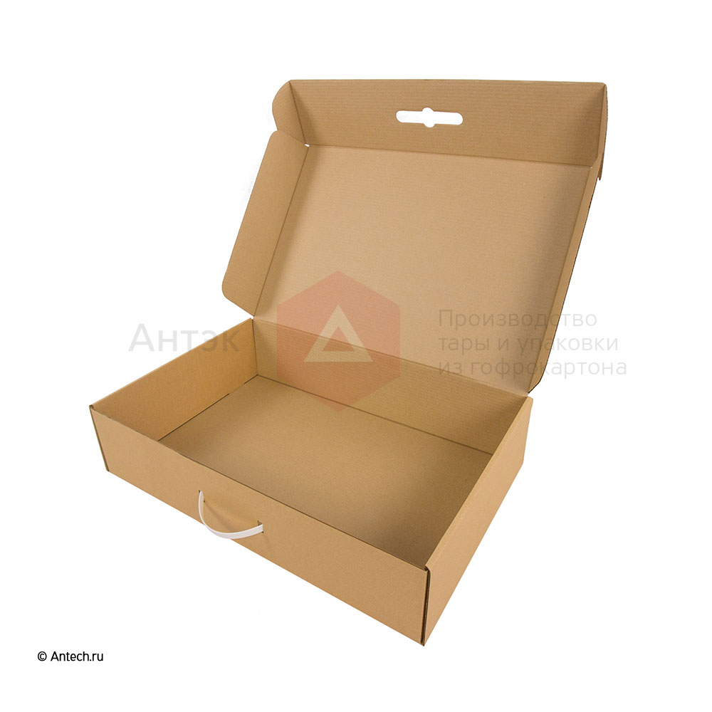 Коробка-чемодан с ручкой 600*400*140 Т−24B бурый 1