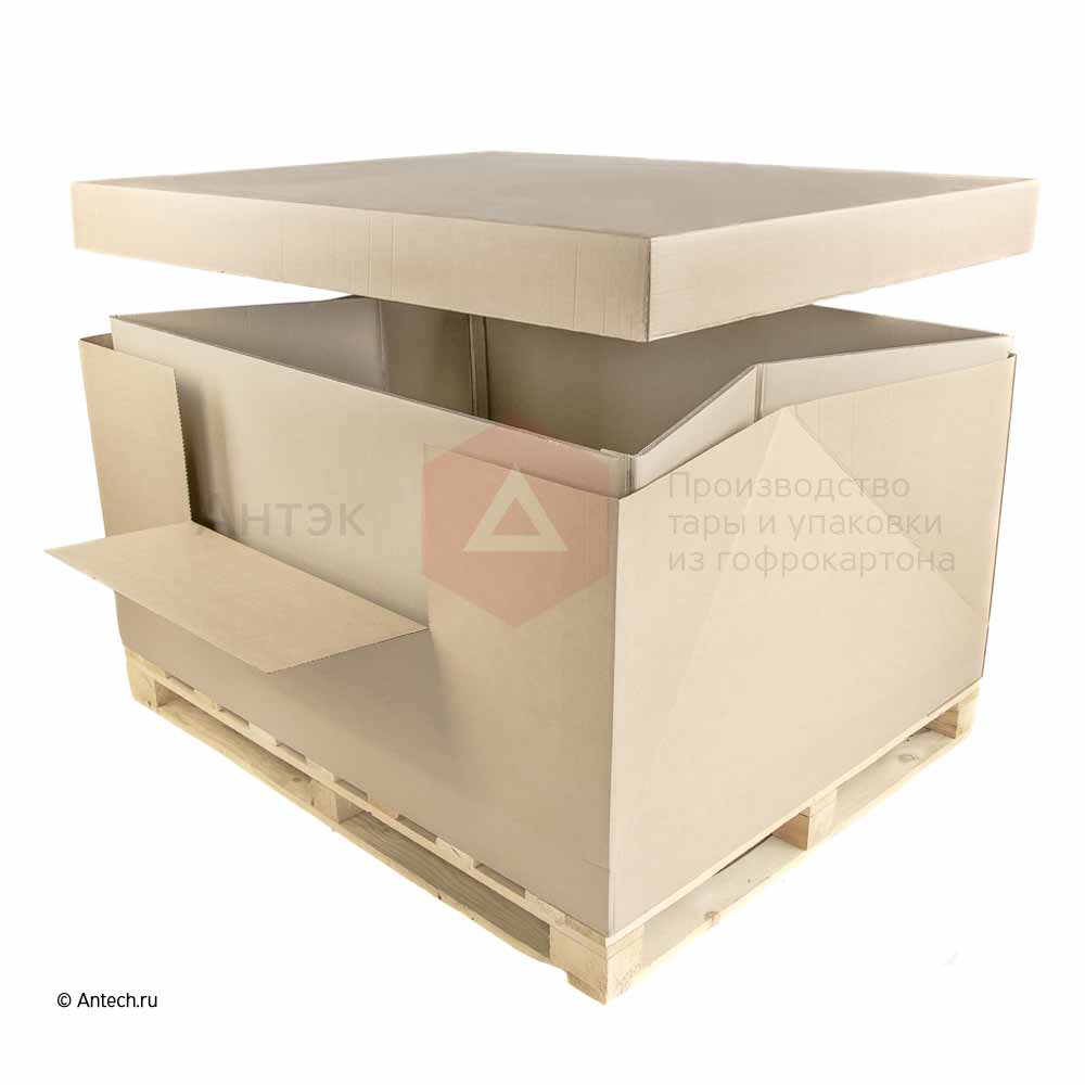 GALIA Pallet box 3G 1450 (Д) х 1140 (Ш) х 850 (В) Паллетный короб (размеры ВНЕШНИЕ) 7
