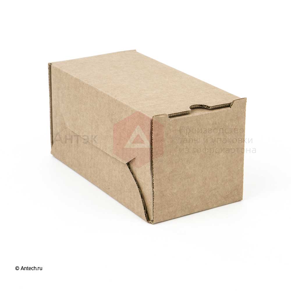 Самосборная коробка 100*100*200 Т−24B бурый (фото 5) – купить в Москве