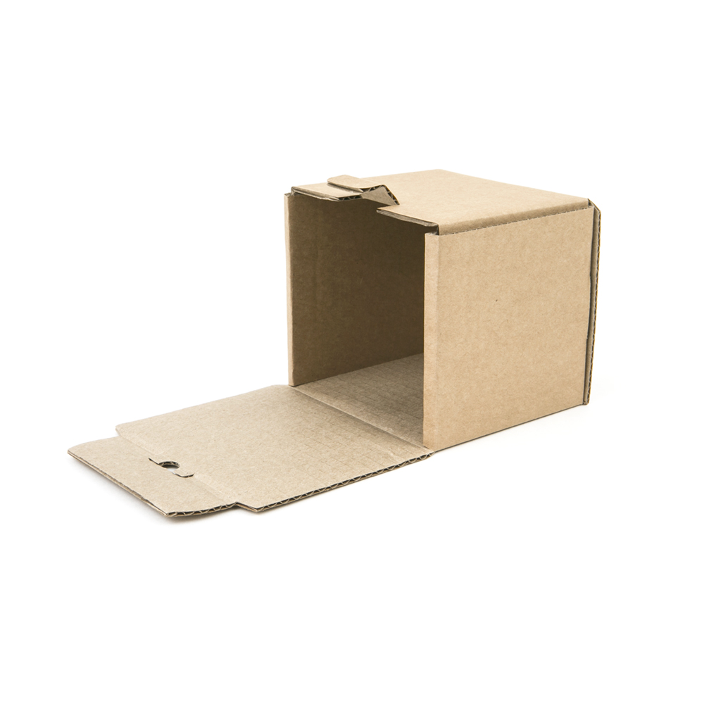 Маленькая картонная коробка 100*100*100 Т−24B бурая (фото 5) – купить в Москве