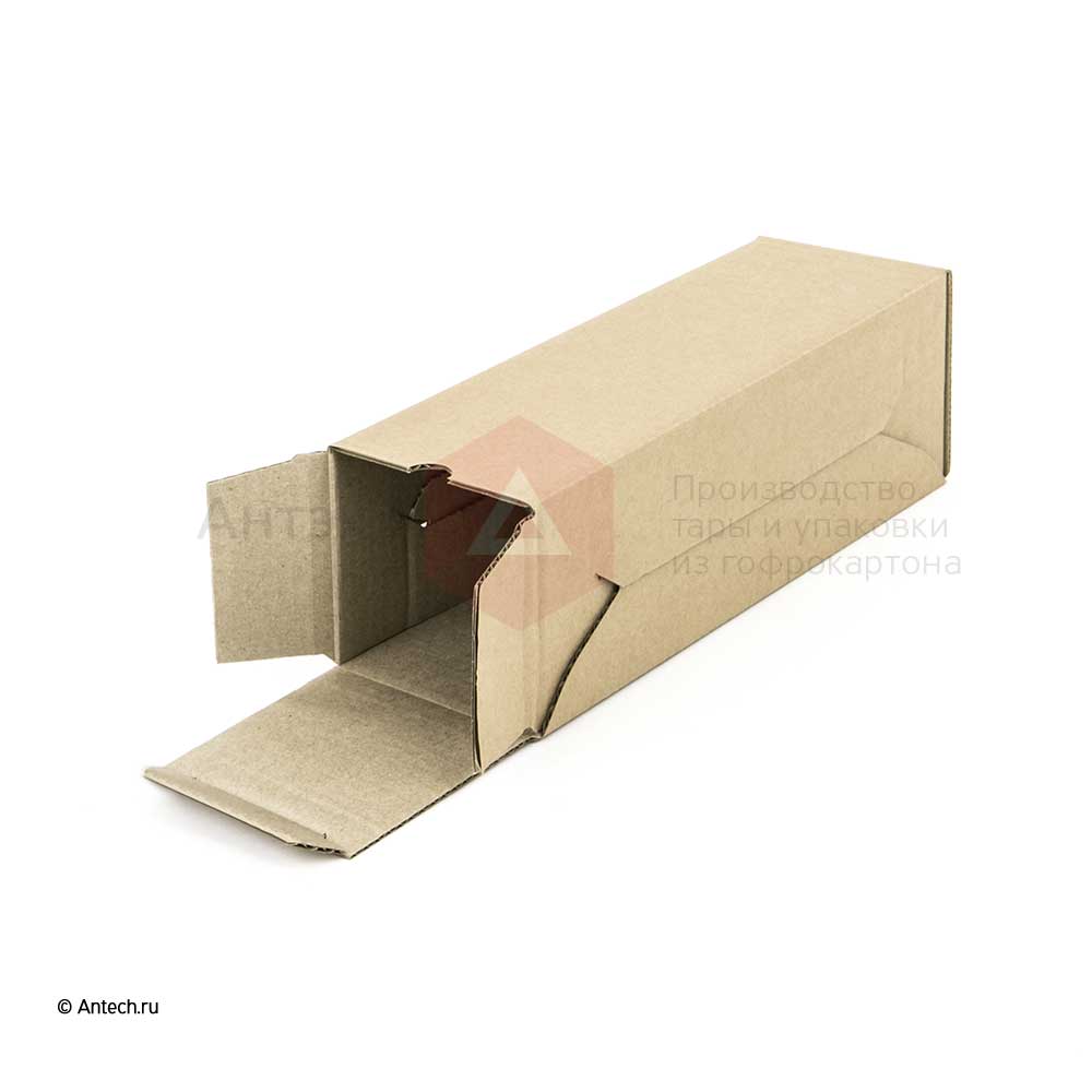 Самосборная коробка 100*100*310 Т−24B бурый (фото 2) – купить в Москве