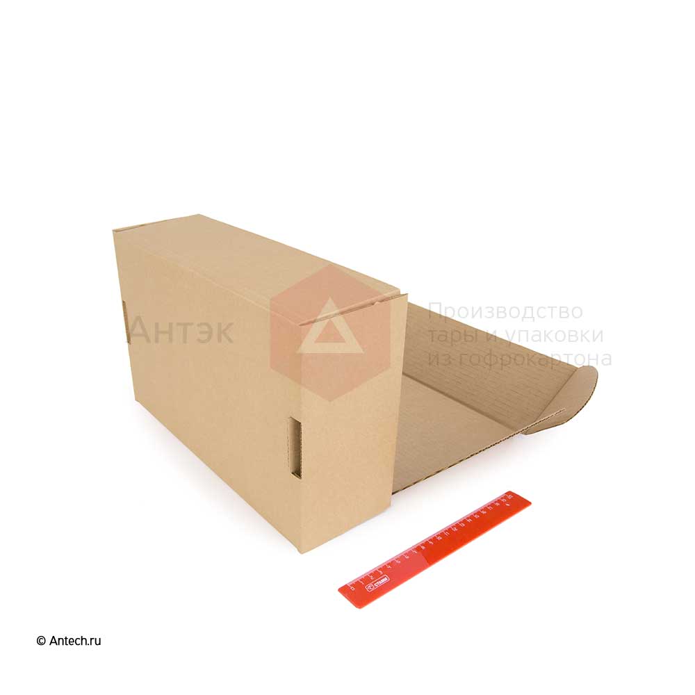 Самосборная картонная коробка 300*200*100 Т−24B бурый 2