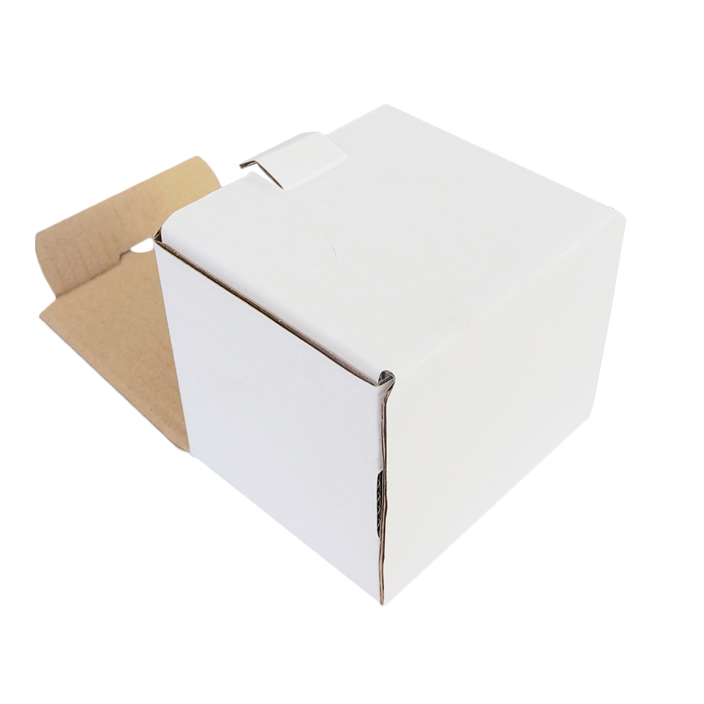 Картонная коробка 100*100*100 Т−24B белый/бурый 5