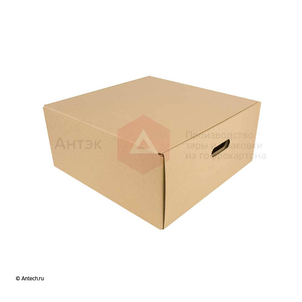 Самосборная коробка 490*490*220 Т−24B бурый (фото 5) – купить в Москве