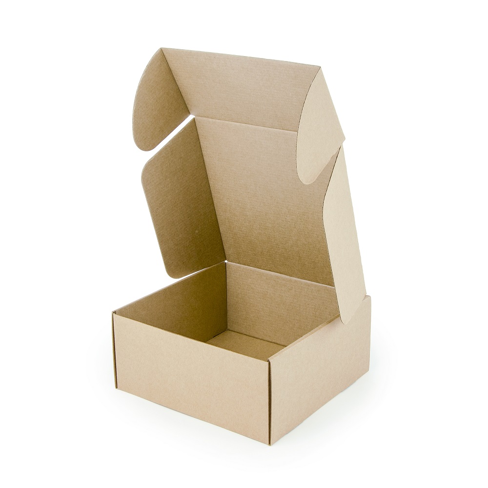 Самосборная коробка 205 x 205 x 95 МГК Т−24E бурый (фото 7) – купить в Москве